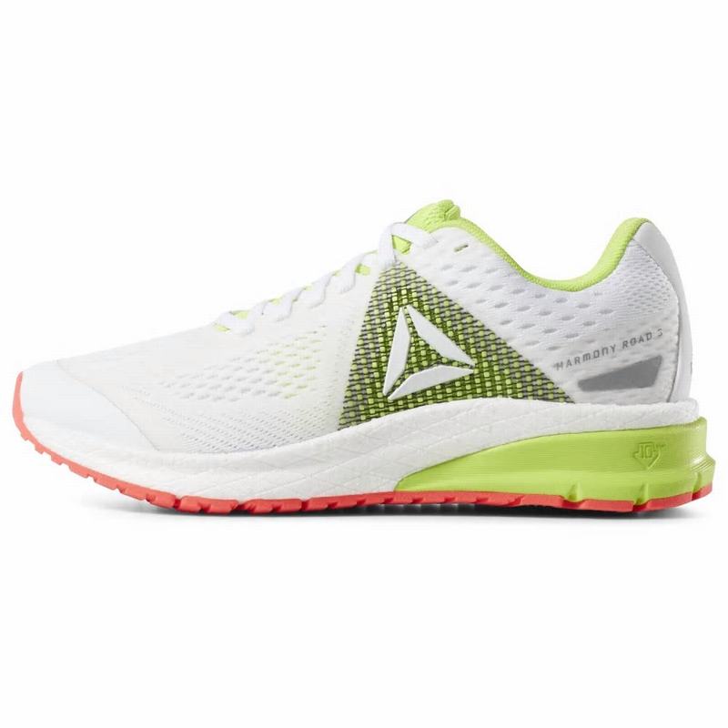 Reebok Harmony Road 3 Bežecké Tenisky Damske - Biele/Svetlo Zelene/Červené KD8485PX